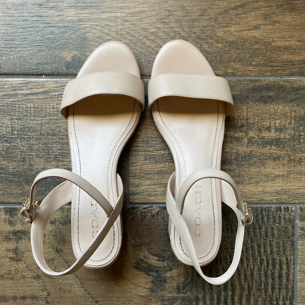 Bare It All In These Nude Coach Numbers-Coach Ida Sandal